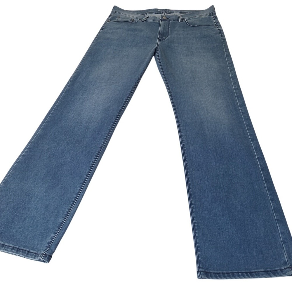 Mott & Bow Straight Jeans Mens 32x32 Blue Medium Wash Stretch Denim